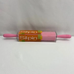 Fiesta Sil-Pin The Original Full Sized Silicone Rolling Pin Pink 12" X 3" - Picture 1 of 8