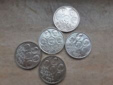 Silver 5x [lot/lots] Belgium 500 Francs 150th years of Independence Francs