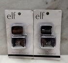 Lot of 2 e.l.f. Dual Pencil Sharpener #1731 w/ 3 Hole Sizes For Different Pencil