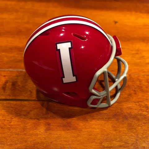 Indiana Hoosiers 1973-1975 throwback custom pocket pro helmet IU Cover