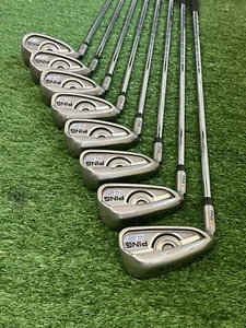 Ping G Series Irons / 5-PW+UW+SW / Orange Dot / Regular Flex AWT 2.0 Shafts / LH - Picture 1 of 9