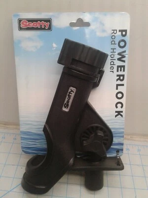 Soporte de varilla Scotty Powerlock para barco marino 231BK Foto 1 de 3