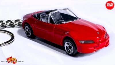 🎁🎄🆕 🇩🇪 RARE KEYCHAIN RED BMW Z3 ROADSTER CUSTOM Ltd. Ed. 💕GREAT GIFT💕🎄🎁 - Image 1 of 4