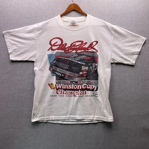 Vtg Dale Earnhardt Winston Cup Champion Mens L Nascar 4 Time Champ Chevy T Shirt - Picture 1 of 10