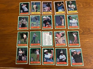 1981 Donruss PGA Top 60 Money Winners LOT OF 20 Cards WITH CHECKLIST - Picture 1 of 3