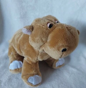 Ganz Webkinz 9" Mud Hippo Brown Hippopotamus Plush Lovey Toy No Code - Picture 1 of 4