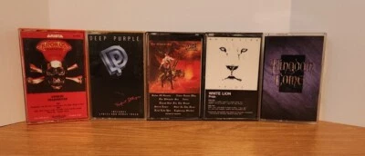 Eighties Heavy Metal Cassettes KROKUS,DEEP PURPLE, OZZY, WHITE LION,KINGDOM COME - Image 1 of 4