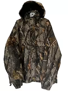 Field & Stream Mens XL Camo Camouflage Real Tree Hardwoods Jacket Hunt Fish MINT - Picture 1 of 7