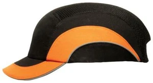 HARDCAP SHORT PEAK 5CM BLACK /HV ORANGE - ABS000-00N-500 - Picture 1 of 1