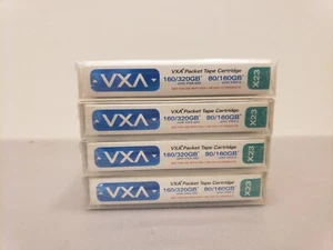 QTY=4 Exabyte VXA Packet Tape Cartridge 80 / 160GB X23 New Sealed - Picture 1 of 3