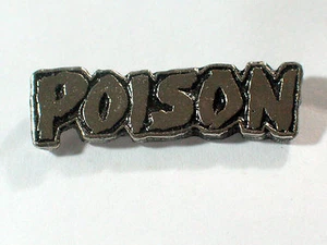 Poison Vintage Music Group Pin - Picture 1 of 3