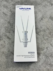 Wavlink Dual Band Outdoor WiFi Range Extender Booster Repeater 1200Mbps AC1200 - Photo 1/2