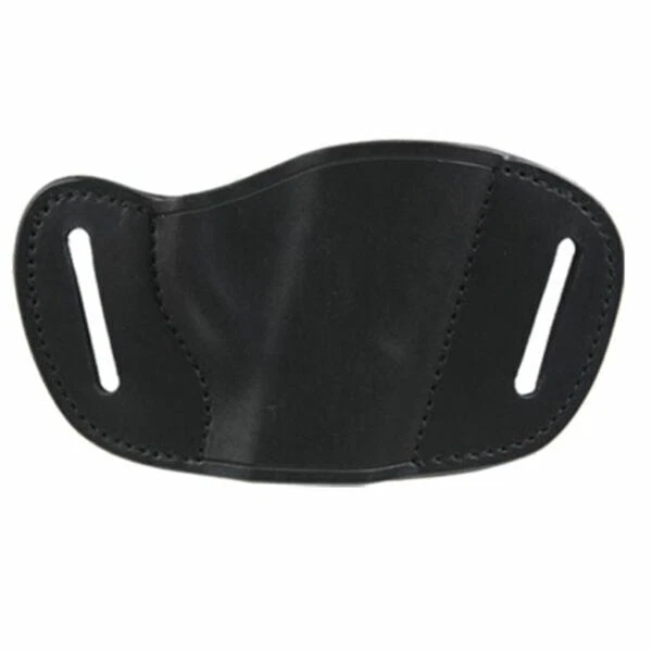 Bulldog MLB-L Molded Leather Belt Slide Holster, Large - Black