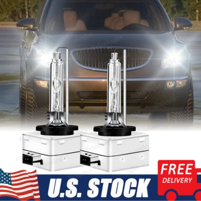 For Buick Enclave 2008-2012 2X D1S Hid Headlight High&low Beam 6500K Bulbs A - Image 1 of 4