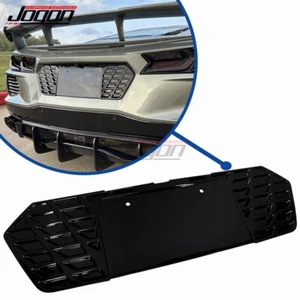 Exterior Rear License Number Plate Frame For Corvette C8 HTC Coupe Z51 2020-2024 - Picture 1 of 10