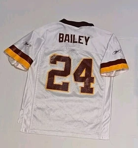 CHAMP BAILEY Washington Redskins #24 Reebok Jersey White YOUTH L (7) VINTAGE - Picture 1 of 3