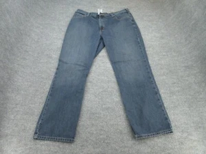 Pantalones de mezclilla Carhartt para hombre 38x32 azul relajado lavado oscuro ropa de trabajo (ACT. 38x31) - Imagen 1 de 12