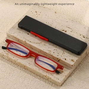 Small Square Transparent Reading Glasses Unisex Spectacles For Readers 1.0~3.5 - Picture 1 of 16