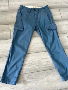 PANTALÓN DE COMBATE HOLLISTER AZUL PETRÓLEO PARA HOMBRE...TALLA 29 - Imagen 1 de 7