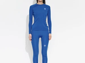 SKINS Compression Series-2 Women's Long Sleeved Top Marine Blue Small NWT - Picture 1 of 13
