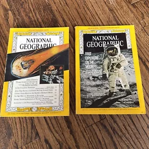 National Geographic December 1969 Magazine Moon Landing Record RARE & Glenn 1962 - Picture 1 of 10