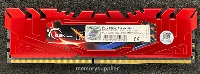 F4-2400C15Q-32GRR G.Skill Ripjaws (1 X 8GB) PC4-19200 non-ECC Unbuffered DIMM - Image 1 of 2