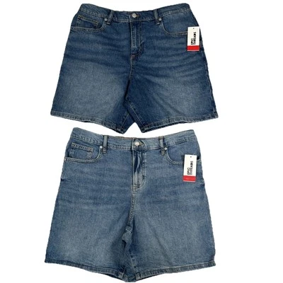 Lote de 2 pantalones cortos de mezclilla Epic Threads XL azul precio de venta sugerido por el fabricante $60 Foto 1 de 4