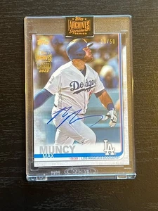 2022 Topps Archives Signature Series Max Muncy  Auto /50 Dodgers - Picture 1 of 2