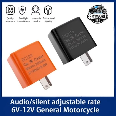 Apto para Yamaha YZF-R6 YZF-R1 YZF-R3 YZF-R25 motocicleta intermitente relé pitido Foto 1 de 4