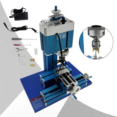 100-240V 60W Mini Milling Machine 30000RPM Wood DIY Lathe for Making Bead - Image 1 of 4