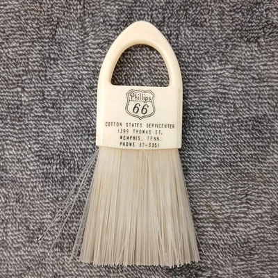 Cepillo de publicidad de estación de servicio Phillips 66 escoba Memphis TN Cotton States de colección Foto 1 de 4