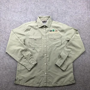 Tolles Smoky Mountains Hemd Herren klein Outdoor Wandern Knopfleiste Polyester Park - Bild 1 von 10