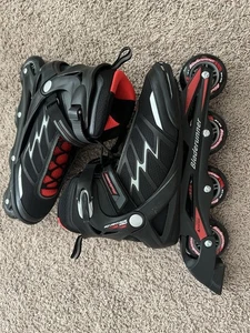 Rollerblade Advantage Pro XT Erwachsene Herren Inline Skates - Größe 12, schwarz und rot - Bild 1 von 6
