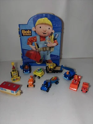 Bob The Builder Lot Toys Diecast Magnetic Car w/Case Learning Curve Lofty Dizzy  - Image 1 of 4