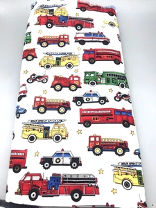 1,5 Yard Hoffman Rainbow Critters 80er 90er Vintage Baumwolle Quilten Stoff Trucks - Bild 1 von 2