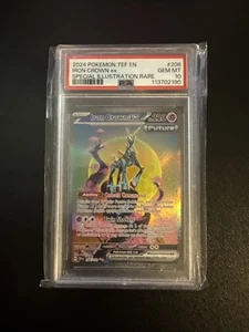 Iron Crown EX 206/162SV05: Temporal Forces Holo Special Illustration Rare PSA10 - Picture 1 of 2