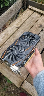 GIGABYTE NVIDIA GeForce GTX 1060 WINDFORCE OC 6G 6 Go GDDR5 Carte Graphique... - Photo 1/3