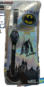 Reloj Batman Resistente al Agua Brilla en la Oscuridad Nuevo en Paquete Sellado - Imagen 1 de 3