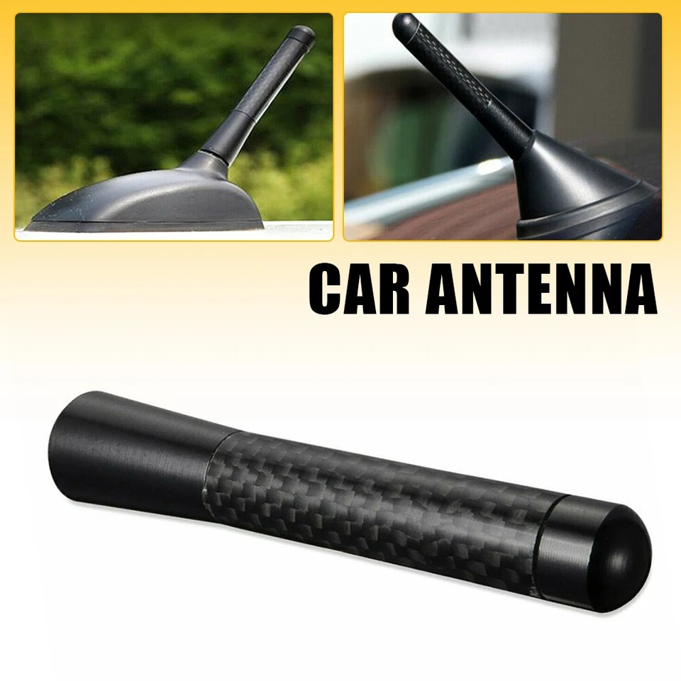 Antena de coche de 3" con tornillo universal para la mayoría de los vehículos accesorios exteriores de coche Foto 1 de 4