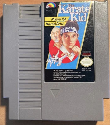 NES ~ THE KARATE KID ~ Nintendo Game 3 Screw NES-KK-USA Game Cart Only NTSC - Image 1 of 4