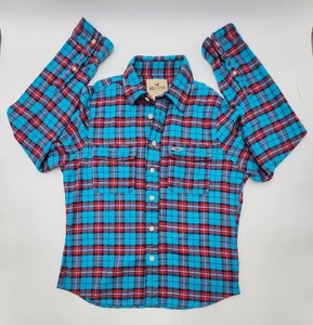 HOLLISTER MENS XL PLAID SHIRT BUTTON UP XL NWT - Picture 1 of 24