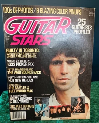 Ideal Magazine Guitar Stars incl Beatles-Fleetwood Mac-Hendrix-Petty & More 1979 Foto 1 de 4