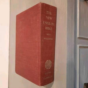 The New English Bible With Apocrypha 1970 Oxford Cambridge Second Edition HC Vtg - Picture 1 of 7