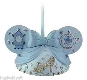 Nuevo Parques Disney Princesa Cenicienta Mickey Oreja Sombrero Adorno Navidad Vacaciones - Imagen 1 de 2
