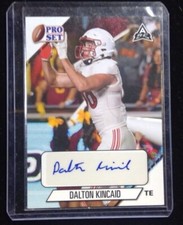 2021 Leaf Pro Set Dalton Kincaid Rookie Card Autograph Auto RC #PS-DK2