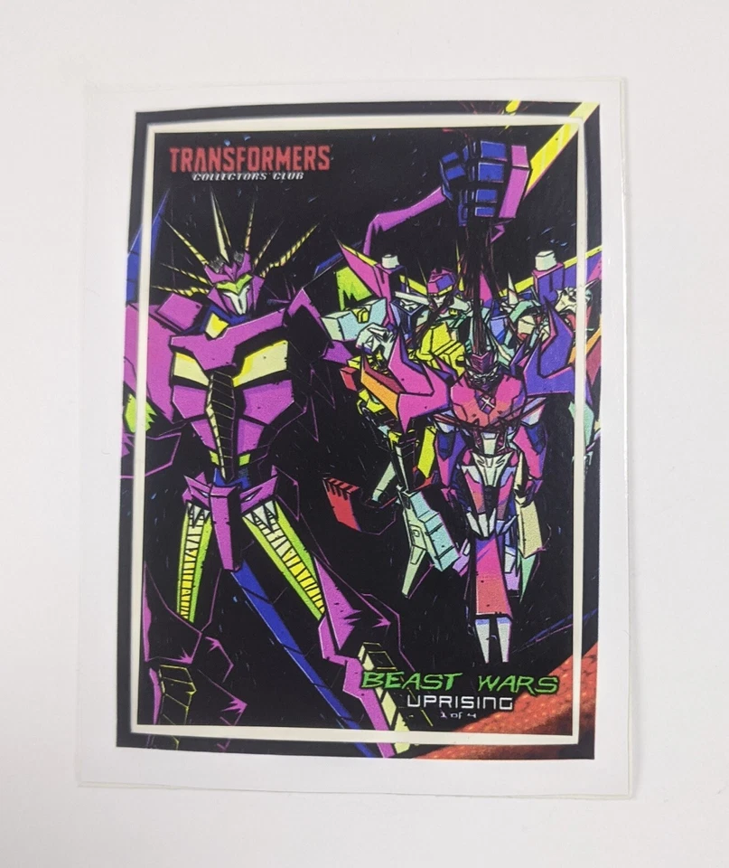 Transformers Club Botcon Lord Imperious Delirious Beast Wars Uprising Sticker  - Image 1 of 1