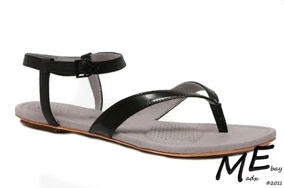 New Tsubo BELLAH Leather Women Sandals Size 9.5 blk - Image 1 of 4