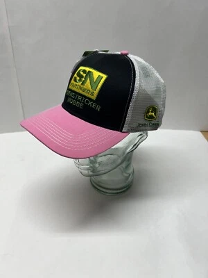 Gorra de camionero John Deere S+N Partners malla Snapback para mujer - nueva con etiquetas Foto 1 de 4