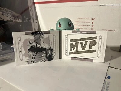 2014 National Treasures Gabby Hartnett MVP GU Jersey Relic Booklet SP 10/10 - Image 1 of 3