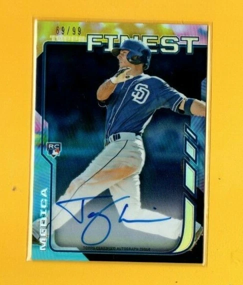 D14218 2014 Finest Rookie Autographs Black Refractors #RATM Tommy Medica 69/99 - Image 1 of 1